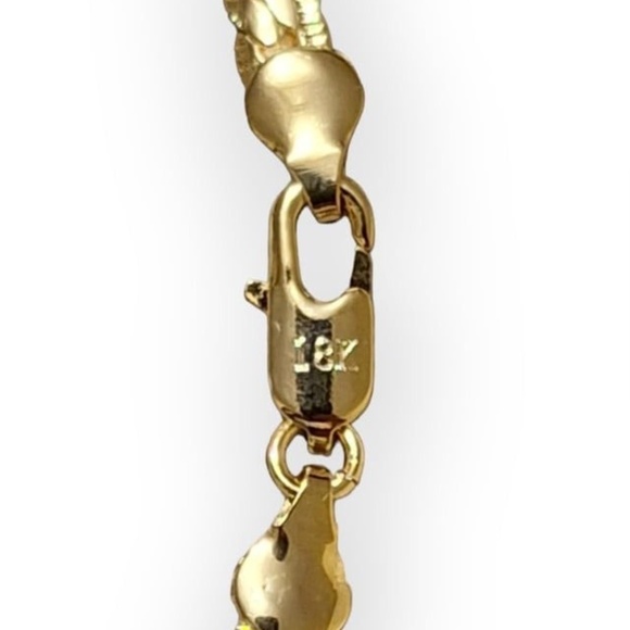 Gold plated Chain Necklace 18in - Picture 9 of 9